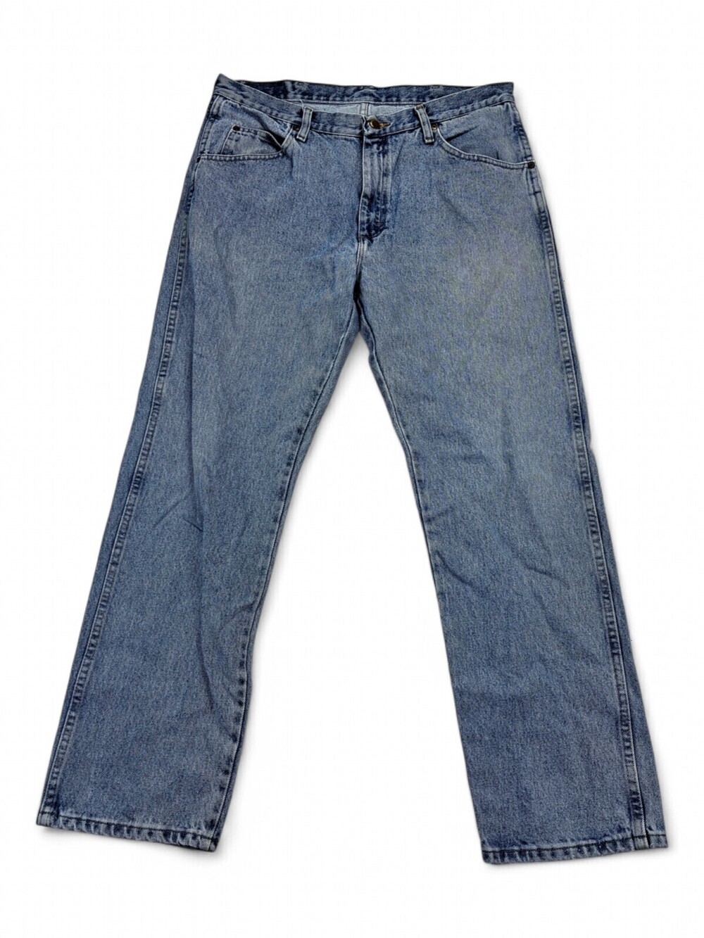 Wrangler Men's Straight Leg Jeans Light Wash 36x29.5